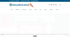 Desktop Screenshot of ppgetafe.com